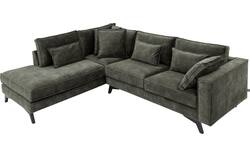 Goossens hoeksalon chambre groen stof - 8235638-goossens-chambre-bank-stof-groen-01
