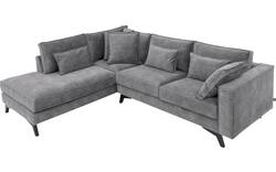 Goossens hoeksalon chambre grijs stof - 8235642-goossens-chambre-bank-stof-grijs-01