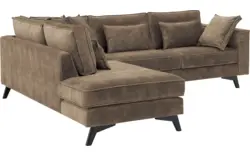 Goossens hoeksalon chambre bruin stof - 8235644-goossens-chambre-bank-stof-bruin-01