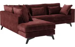 Goossens hoeksalon chambre rood stof - 8235647-goossens-chambre-bank-stof-rood-01