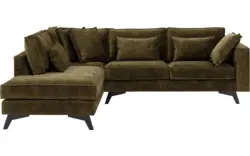 Goossens hoeksalon chambre groen stof - 8235649-goossens-chambre-bank-stof-groen-01