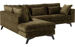 Goossens hoeksalon chambre groen stof - 8235649-goossens-chambre-bank-stof-groen-01