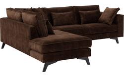 Goossens hoeksalon chambre bruin stof - 8235651-goossens-chambre-bank-stof-bruin-01