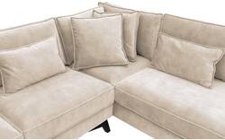 Goossens hoeksalon chambre beige stof - 8235656-goossens-chambre-bank-stof-bruin-01
