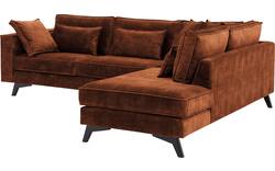 Goossens hoeksalon chambre bruin stof - 8235660-goossens-chambre-bank-stof-bruin-01