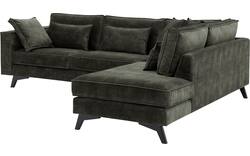 Goossens hoeksalon chambre groen stof - 8235663-goossens-chambre-bank-stof-groen-01