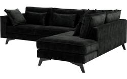 Goossens hoeksalon chambre zwart stof - 8235664-goossens-chambre-bank-stof-zwart-01
