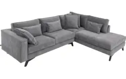 Goossens hoeksalon chambre grijs stof - 8235667-goossens-chambre-bank-stof-grijs-01