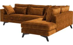 Goossens hoeksalon chambre bruin stof - 8235670-goossens-chambre-bank-stof-bruin-01
