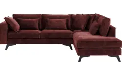 Goossens hoeksalon chambre rood stof - 8235672-goossens-chambre-bank-stof-rood-01