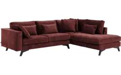 Goossens hoeksalon chambre rood stof - 8235672-goossens-chambre-bank-stof-rood-01
