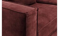 Goossens hoeksalon chambre rood stof - 8235672-goossens-chambre-bank-stof-rood-01