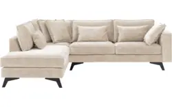 Goossens hoeksalon chambre beige stof - 8235681-goossens-chambre-bank-stof-bruin-01