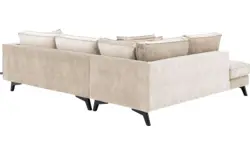 Goossens hoeksalon chambre beige stof - 8235681-goossens-chambre-bank-stof-bruin-01