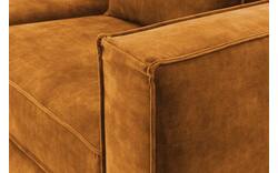 Goossens hoeksalon chambre geel stof - 8235686-goossens-chambre-bank-stof-geel-01