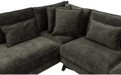Goossens hoeksalon chambre groen stof - 8235688-goossens-chambre-bank-stof-groen-01