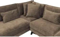 Goossens hoeksalon chambre bruin stof - 8235694-goossens-chambre-bank-stof-bruin-01