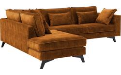 Goossens hoeksalon chambre bruin stof - 8235695-goossens-chambre-bank-stof-bruin-01