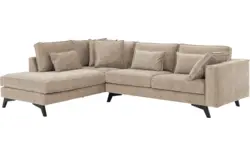 Goossens hoeksalon chambre beige stof - 8235696-goossens-chambre-bank-stof-bruin-01