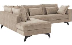 Goossens hoeksalon chambre beige stof - 8235696-goossens-chambre-bank-stof-bruin-01