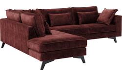 Goossens hoeksalon chambre rood stof - 8235697-goossens-chambre-bank-stof-rood-01