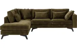 Goossens hoeksalon chambre groen stof - 8235699-goossens-chambre-bank-stof-groen-01