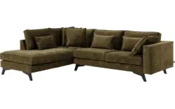 Goossens hoeksalon chambre groen stof - 8235699-goossens-chambre-bank-stof-groen-01