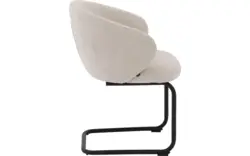 Goossens eetkamerstoel noomi beige stof - 8235773-goossens-noomi-stoel-onderdelen-metaal-01