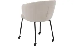 Goossens eetkamerstoel noomi beige stof - 8235785-goossens-noomi-stoel-onderdelen-metaal-02