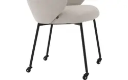 Goossens eetkamerstoel noomi beige stof - 8235785-goossens-noomi-stoel-onderdelen-metaal-02
