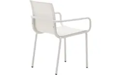 Kave home tuinstoel met armleuning galdana grijs aluminium - 8240169-kave-home-galdana-tuinstoelen-aluminium-01