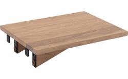 Goossens aanhaaktafel roll wit eiken - 8240231-goossens-roll-nachtkastje-eiken-01