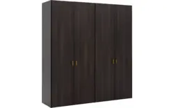 Goossens kledingkast ambra zwart hoogwaardig meubelplaat - 8241883-goossens-ambra-zwart-draaideuren-09