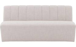 Goossens eetbank lewise beige stof - 8242938-goossens-lewise-eetkamerstoel-stof-wit-01