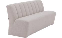 Goossens eetbank lewise beige stof - 8242938-goossens-lewise-eetkamerstoel-stof-wit-01