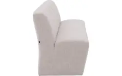 Goossens eetbank lewise beige stof - 8242938-goossens-lewise-eetkamerstoel-stof-wit-01
