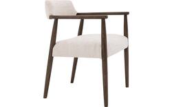 Goossens eetkamerstoel jesper beige stof - 8242954-goossens-jesper-eetkamerstoel-stof-wit-01