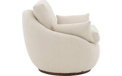 Goossens draaifauteuil lazy wit stof - 8243292-goossens-lazy-fauteuil-stof-01