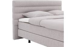 Goossens boxspring compleet quatro compleet grijs stof - 8243561-goossens-quatro-boxspring-compleet-stof