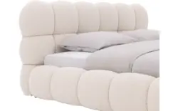 Goossens gestoffeerd bedframe cloud beige stof - 8243570-goossens-cloud-bedframe-stof-01