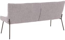 Goossens excellent eetbank matteo beige stof - 8243598-goossens-excellent-matteo-eetkamerstoel-stof-wit-02