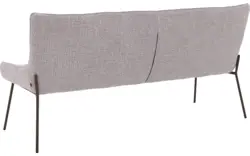 Goossens excellent eetbank matteo beige stof - 8243598-goossens-excellent-matteo-eetkamerstoel-stof-wit-01