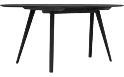 Goossens eettafel ferry zwart eiken - 8243710-goossens-ferry-eettafel-eiken-zwart-01