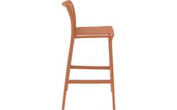 Goossens barkruk lygeke oranje kunststof - 8243773-goossens-lygeke-tuinstoelen-kunststof-01