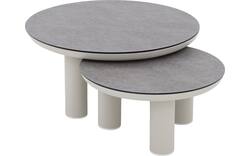 Goossens salontafel voor buiten roef grijs glas - 8243884-goossens-roef-tuintafels-glas-01