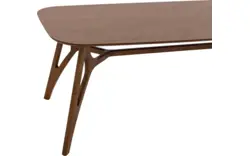 Goossens basic eettafel trani noten noten - 8243893-goossens-basic-trani-eettafel-essenhout-bruin-01