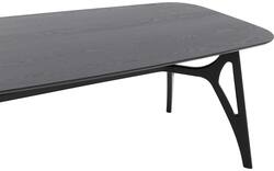 Goossens basic eettafel trani zwart essenhout - 8243896-goossens-basic-trani-eettafel-essenhout-zwart-01
