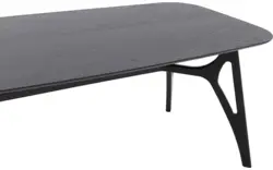 Goossens basic eettafel trani zwart essenhout - 8243898-goossens-basic-trani-eettafel-essenhout-zwart-01