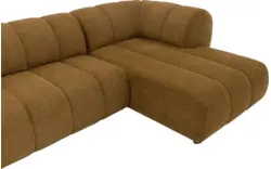 Goossens hoeksalon weave geel stof - 8243949-goossens-weave-bank-stof-geel-01