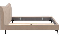 Goossens gestoffeerd bedframe victory bruin stof - 8243952-goossens-victory-bedframe-stof-01